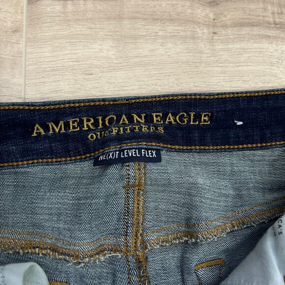 American Eagle Outfitters Next Level Flex Slim Distressed Denim Jeans W31 L30 - Picture 8 of 10